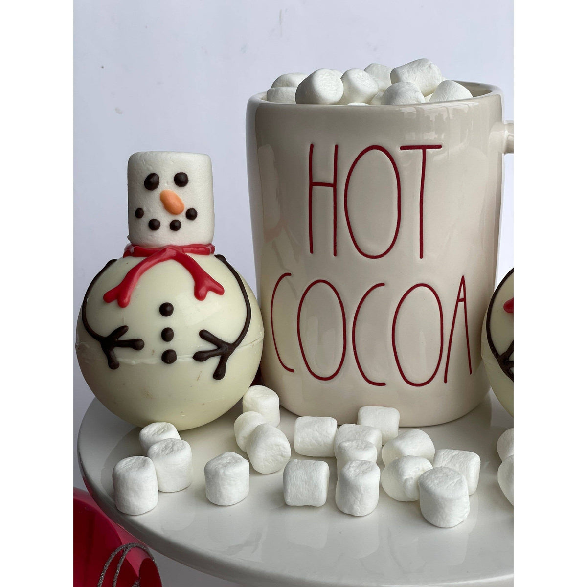 Christmas Snowmen Hot Chocolate Bombs, Hot Cocoa