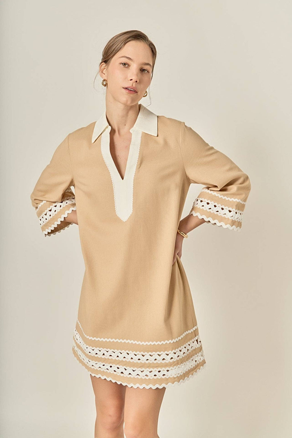 The Ric Rac Tunic Mini Dress