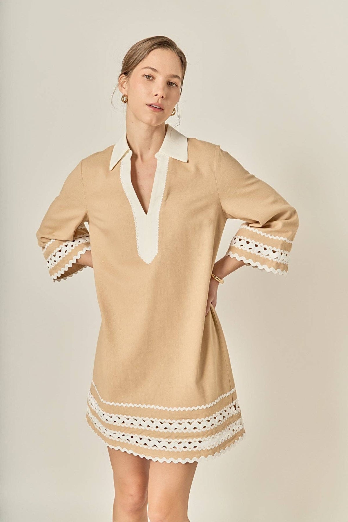 The Ric Rac Tunic Mini Dress