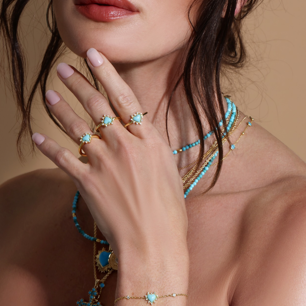 Heart of Trust Bracelet- Turquoise