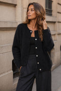 Pullover Round-neck Cardigan