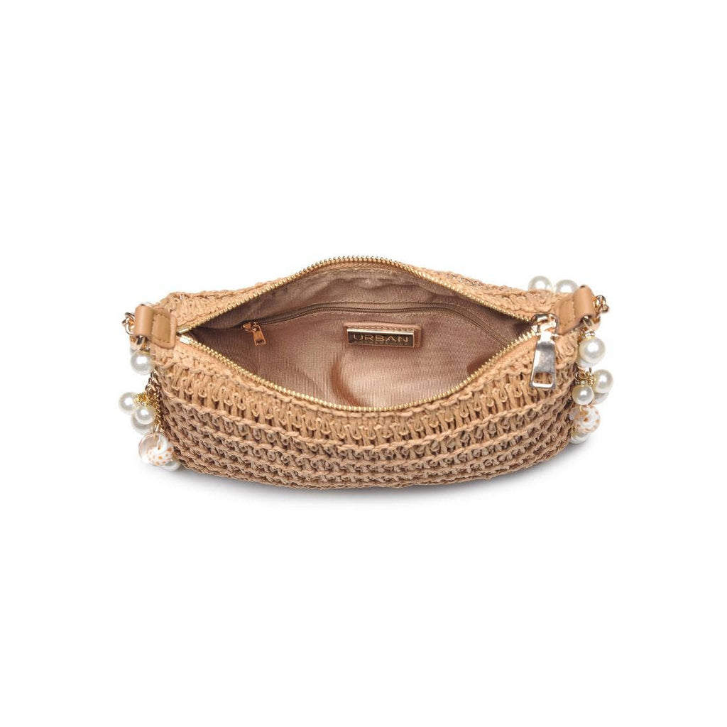 Seasonal Seashell Straw Evening Bag