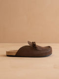 The Stevie | Coffee Tie Fall Mule Loafer