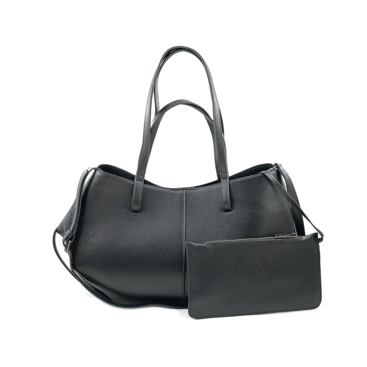Italian Leather Snake Tote