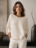 Relaxed Textured Pullover