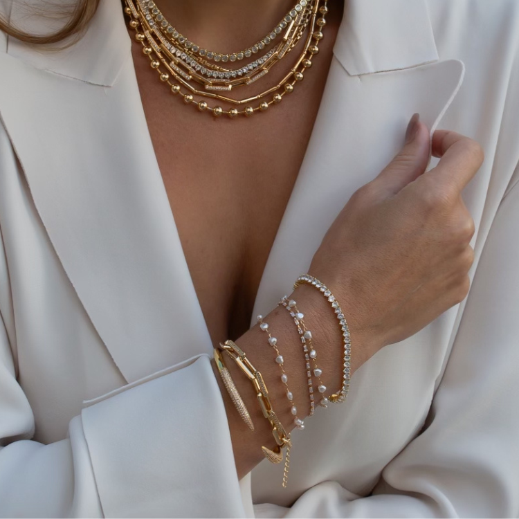 Islander Pearl Bracelet- Gold