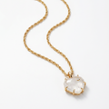 Lover Heart Necklace - Moonstone