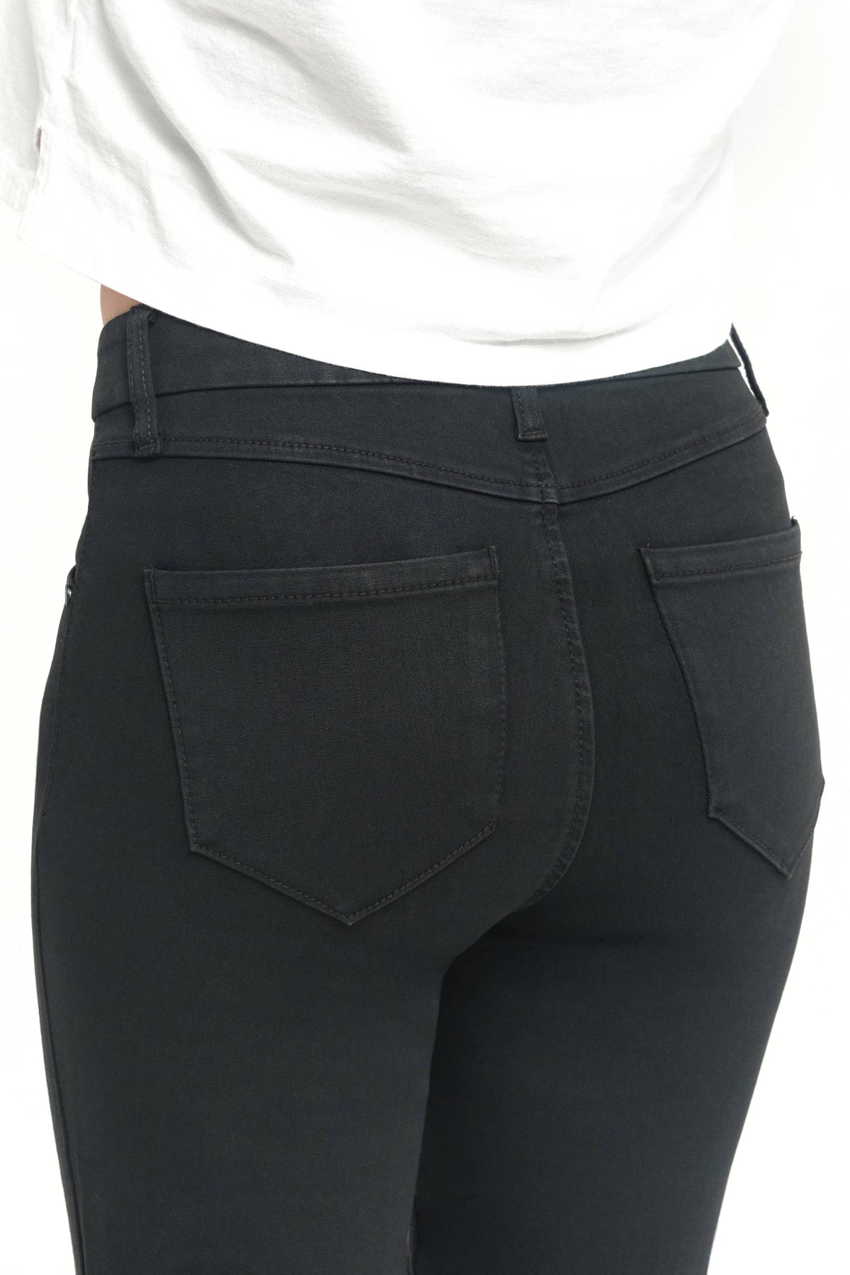 30" Better Butter Slim Boot Jean in Black