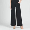 Wide Leg Pocket Pant: Black