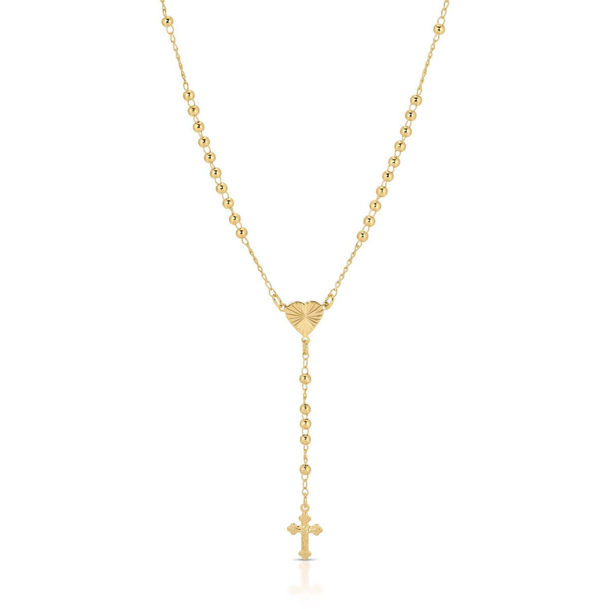 Heart of Devotion Rosary- Gold