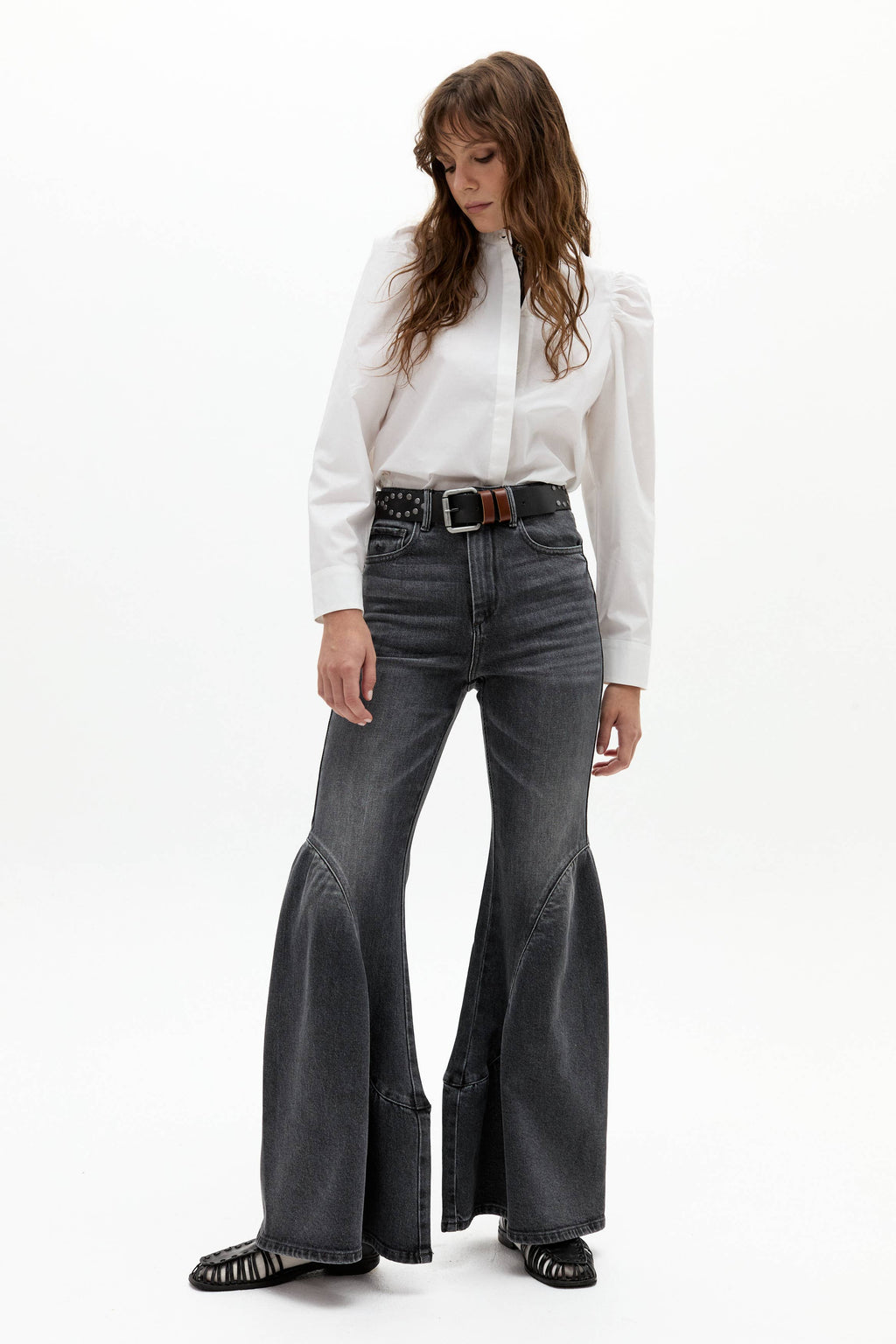Lilium Poplin Shirt: Off-white