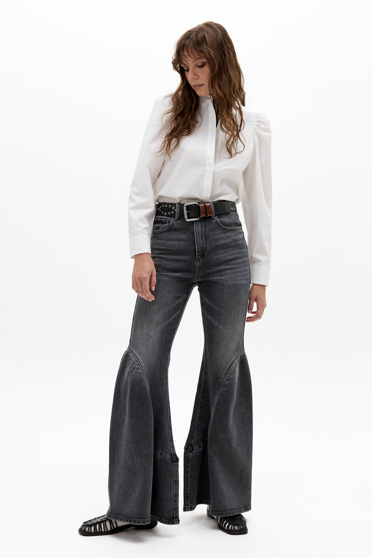 Lilium Poplin Shirt: Off-white