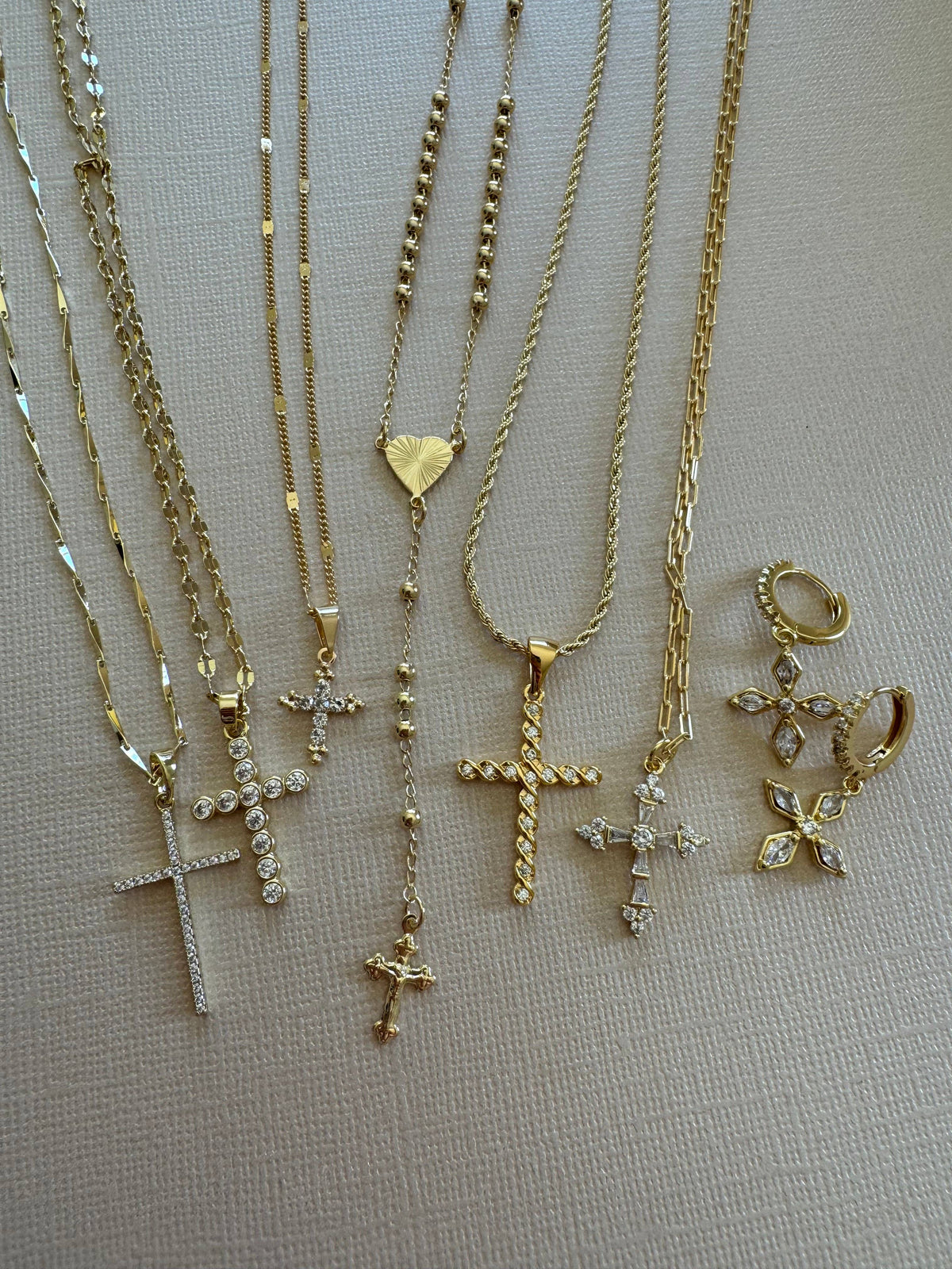 Heart of Devotion Rosary- Gold