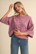 Elbow Length Sweater Cardigan