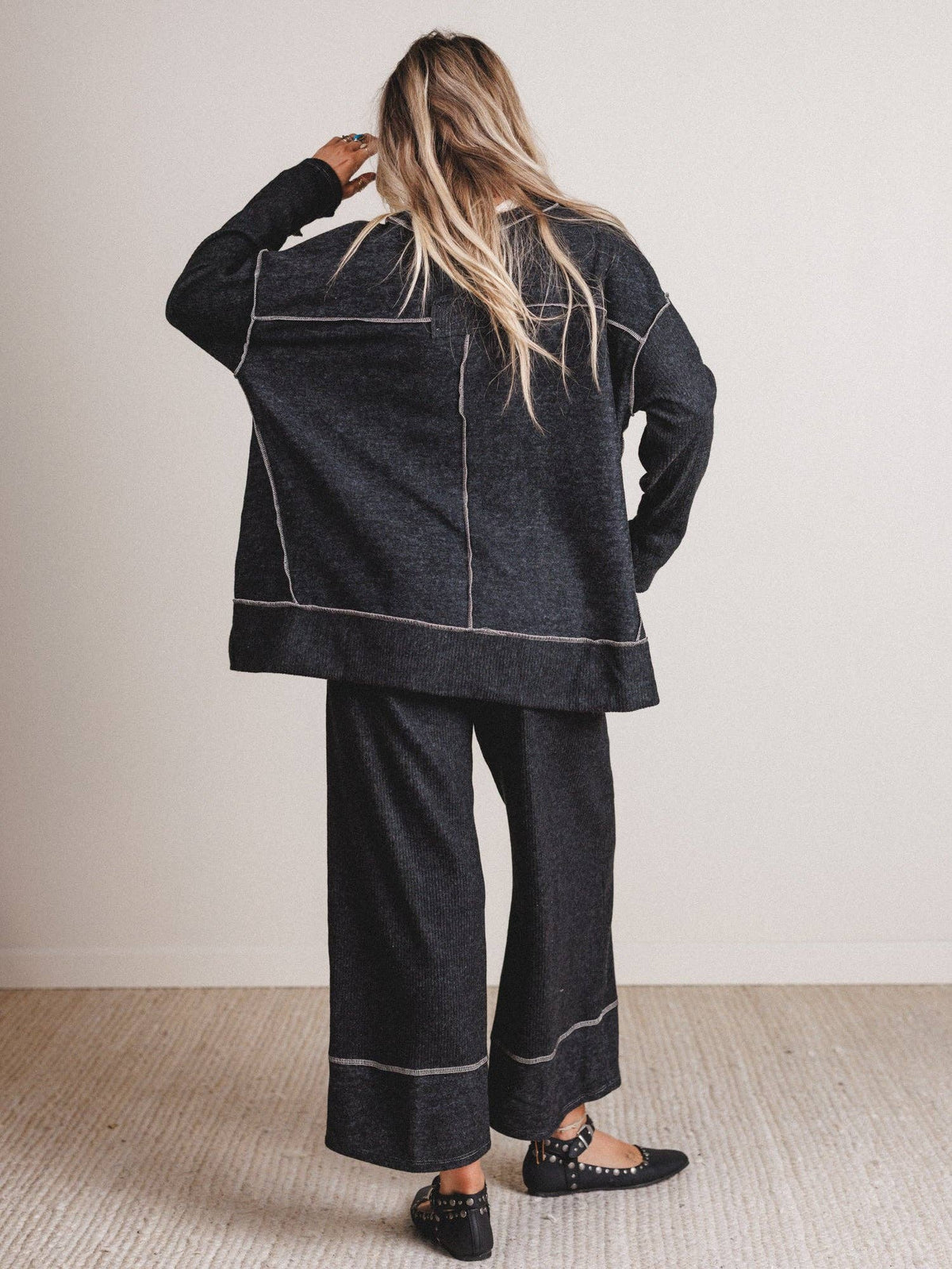 Mckayla Cozy Set - Charcoal: Charcoal
