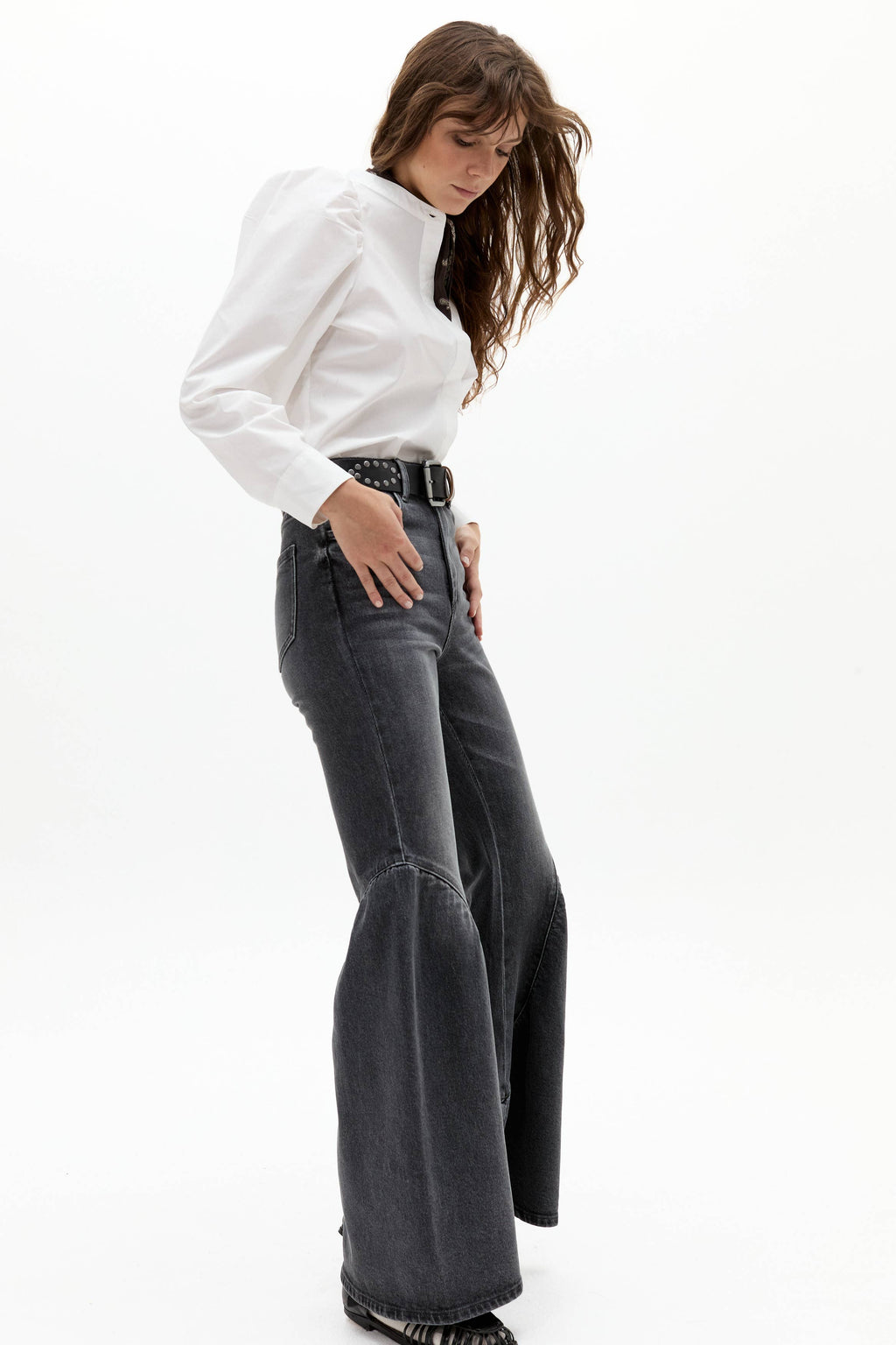 Lilium Poplin Shirt: Off-white