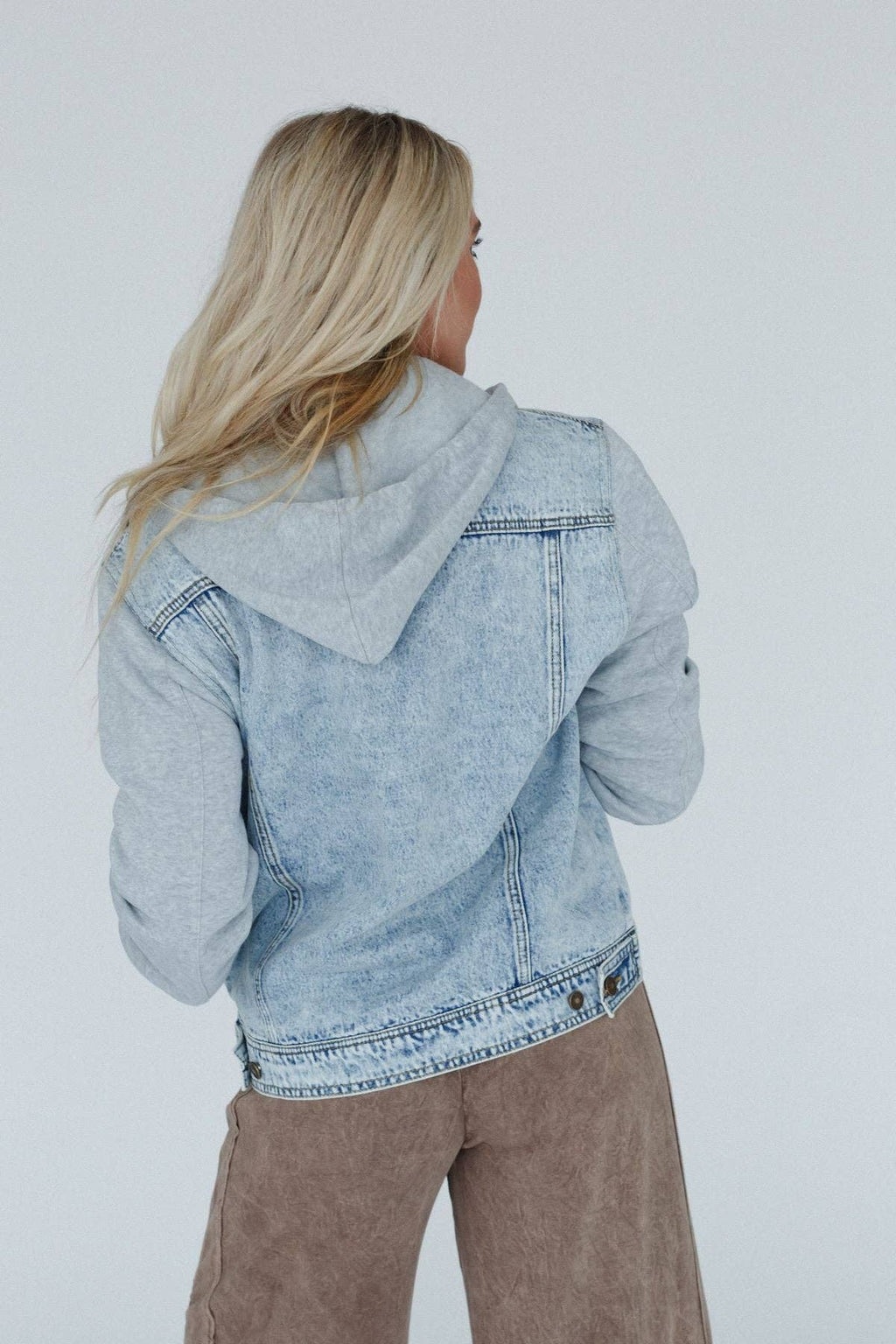 My Boyfriends Denim Jacket- Blue Light Wash