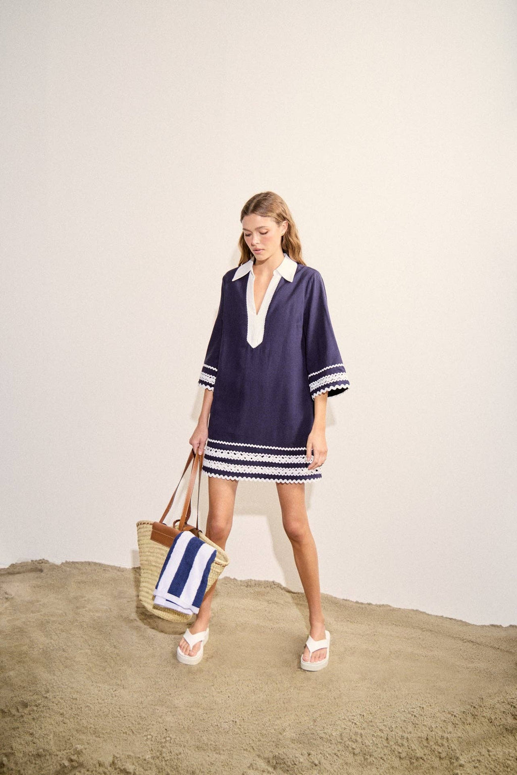 The Ric Rac Tunic Mini Dress
