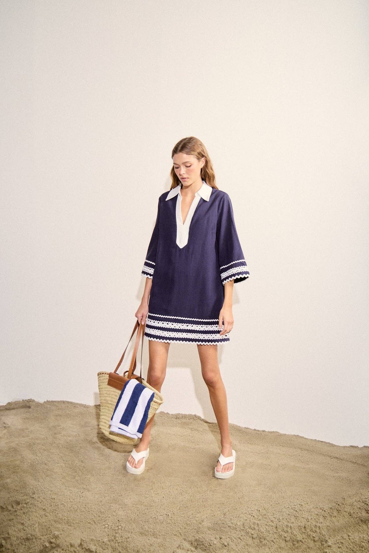 The Ric Rac Tunic Mini Dress