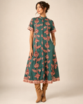 Sydney Shirtdress: Begonia Green