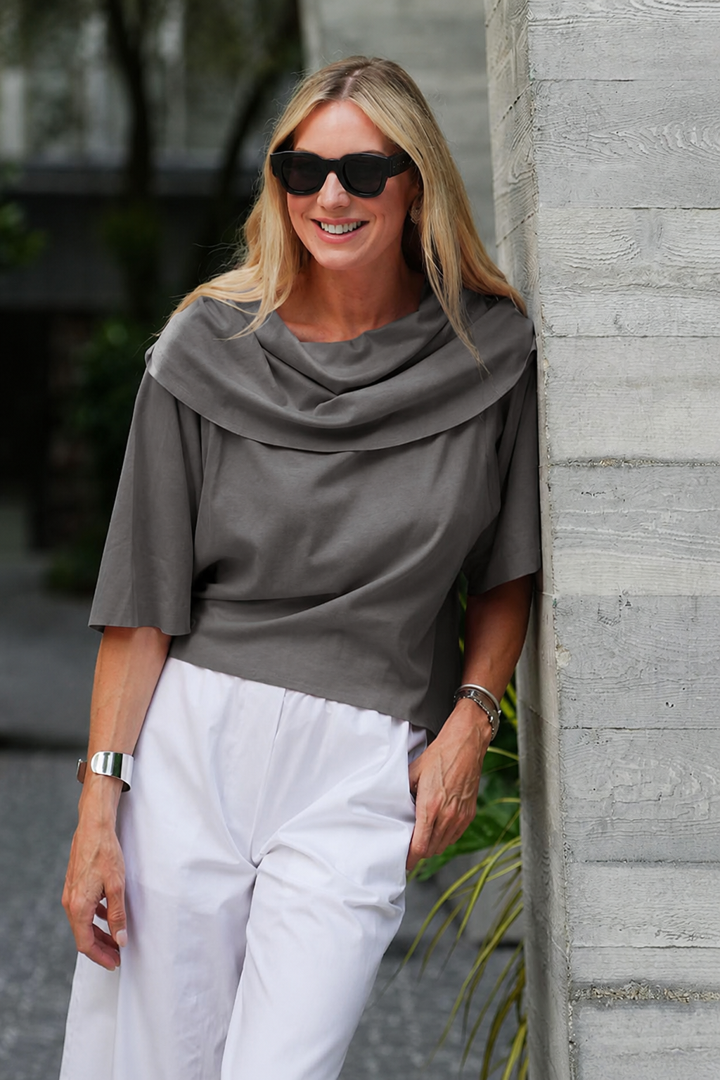 Pima Cotton Jackie O Top: Lava - One Size Fits All
