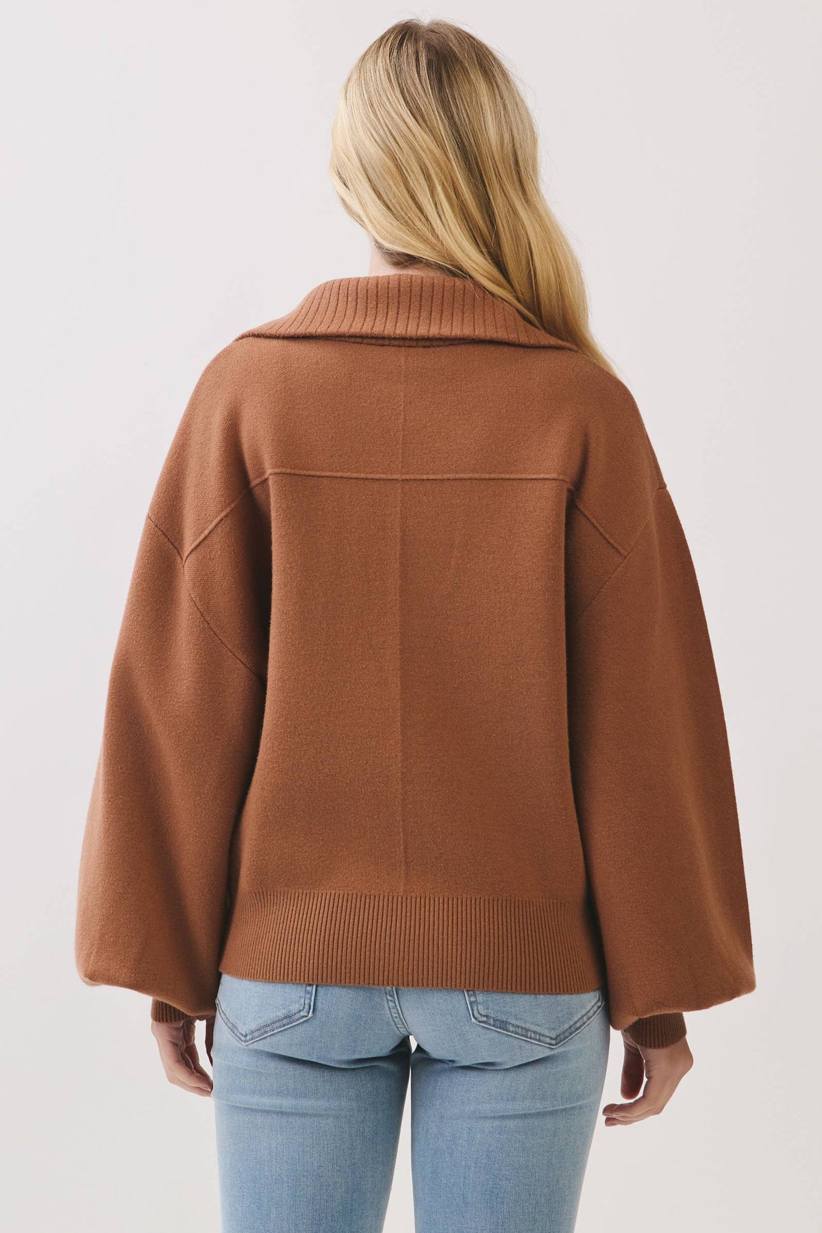Sweater Bomber Jacket