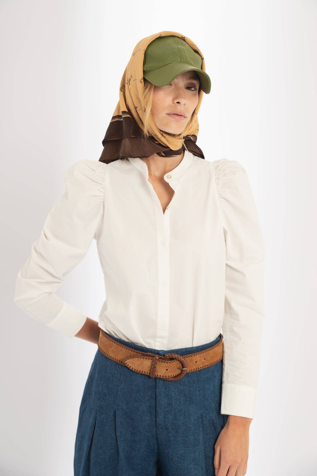 Lilium Poplin Shirt: Off-white