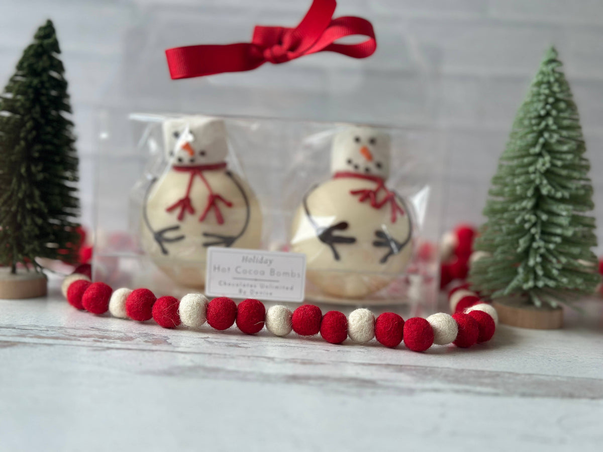 Christmas Snowmen Hot Chocolate Bombs, Hot Cocoa