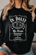 In Dolly We Trust Graphic Crewneck