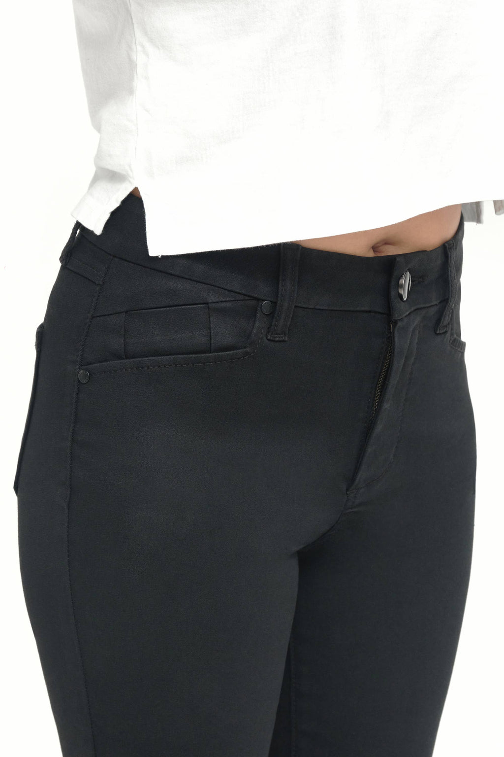 30" Better Butter Slim Boot Jean in Black