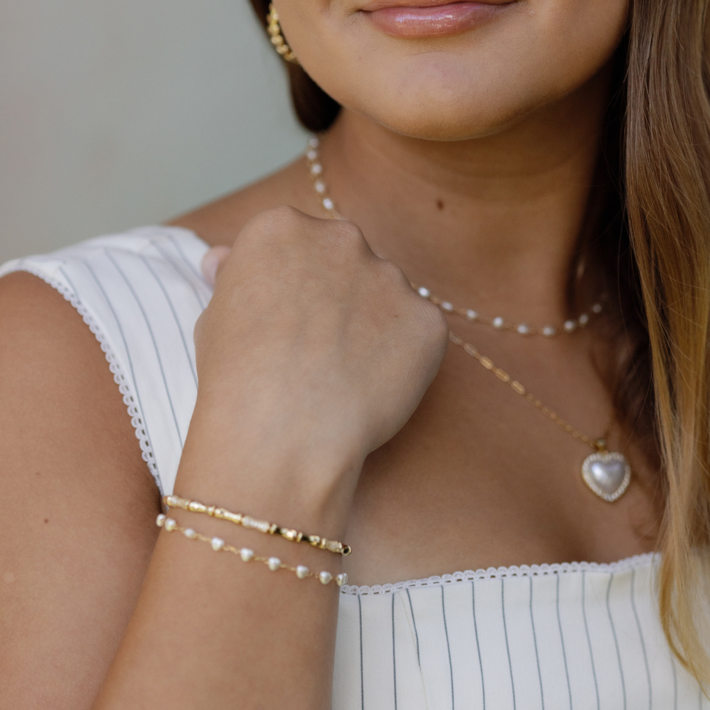 Islander Pearl Bracelet- Gold