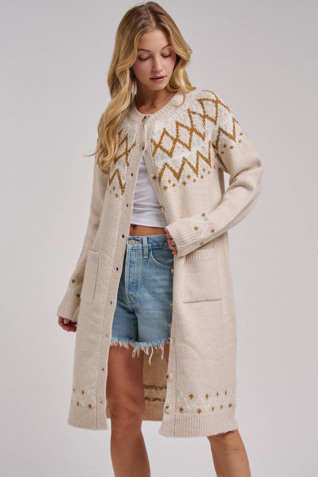 Nordic Fair Sweater Cardigan