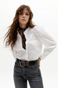 Lilium Poplin Shirt: Off-white