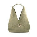 Olive Faux Suede Bag