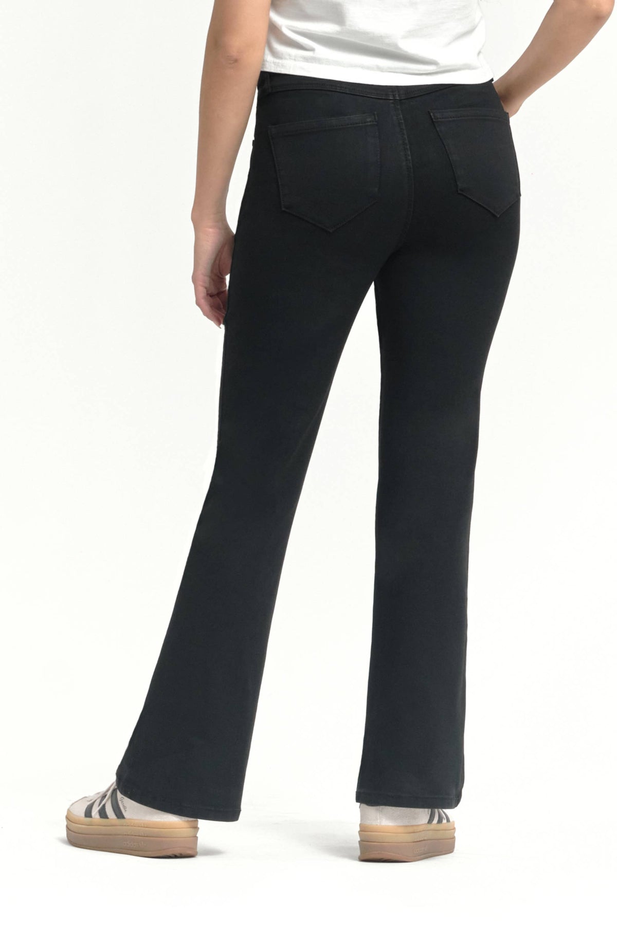 30" Better Butter Slim Boot Jean in Black