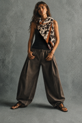 Brown Scarf – Leopard Collection
